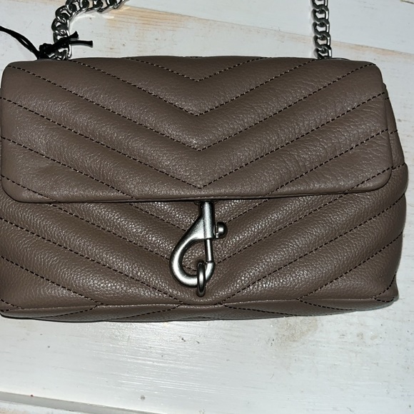 Rebecca minkoff Edie Date Night Crossbody deep taupe NWT - Picture 2 of 16